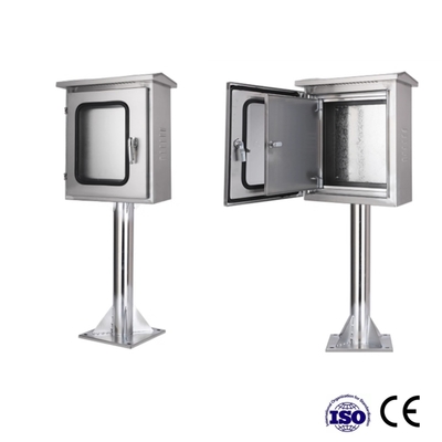 Buy IP65 Floor Standing Stainless Steel Electrical Enclosure Outdoor Waterproof online manufacture