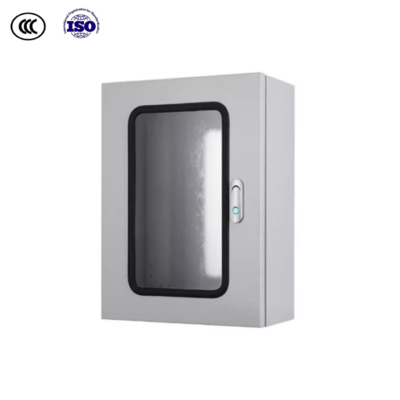 Buy IP55 IP65 Metal Electrical Cabinet Enclosure With Viewing Window Outdoor Waterproof online manufacture
