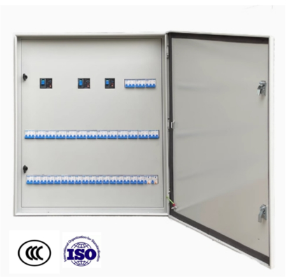 Buy Powder Coated Metal Wall Mounted Electrical Enclosure With Breaker Leakage Protector online manufacture