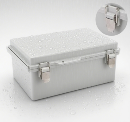 Buy IP66 304 Hinged Metal Electrical Enclosure Waterproof Power Distribution Box online manufacture