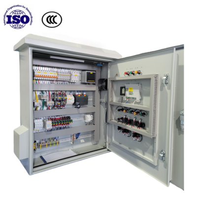 Buy Custom Metal PLC Control Cabinet Integrated Pump Station Control Panel online manufacture