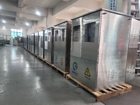 Buy Key Lock Steel Electrical Cabinet Smart Agriculture PLC Control Panel Free Standing online manufacture