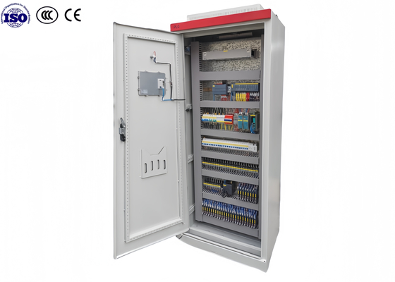 Buy Industrial Grade Metal PLC Control Panel Gate Pump Control Cabinet Powder Coated Finish online manufacture