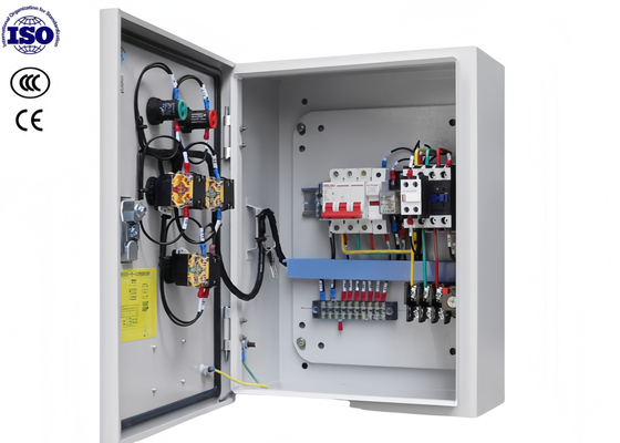 Buy Electrical Emergency Power Panel Low Voltege Motor & Fire Control Cabinet Single Door online manufacture