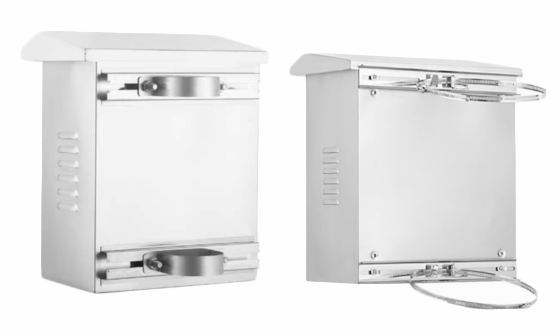 comprar Gabinete eléctrico metálico para montaje en poste, caja de control de monitoreo de torre a prueba de intemperie online manufacture