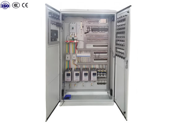 acheter Armoire de commande PLC pour le traitement des eaux usées, boîtier de commande HMI intelligent en métal, ignifuge online manufacture