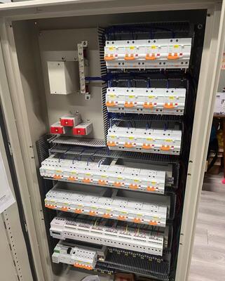 comprare Casella di controllo dell'illuminazione a bassa tensione personalizzata con guscio metallico e compatibilità Schneider per edifici intelligenti online manufacture